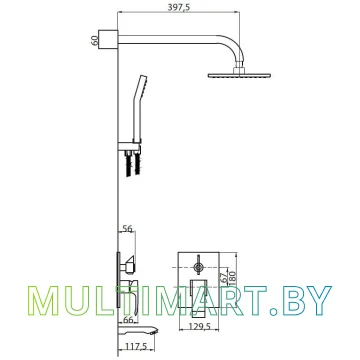 Смеситель Ahti Kerava KA305200 картинка 2